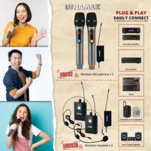 Home 20 DYNAMAX U8092 Handheld Mic